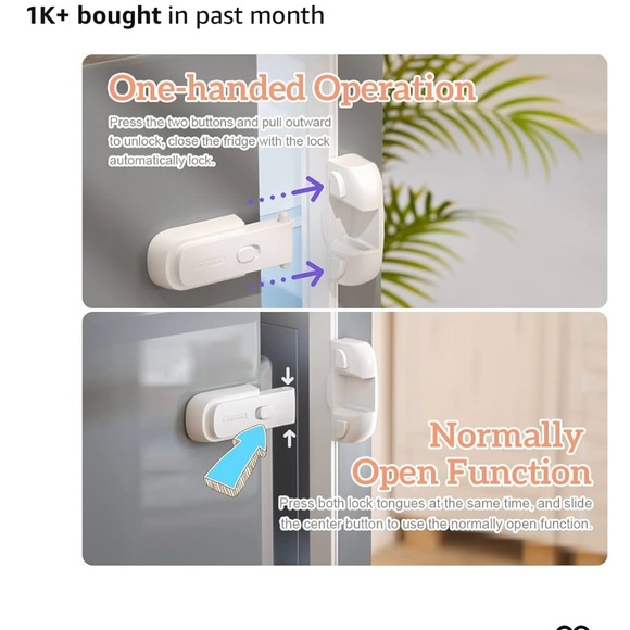 Fridge locks.. 5 pack - Picture 2 of 8